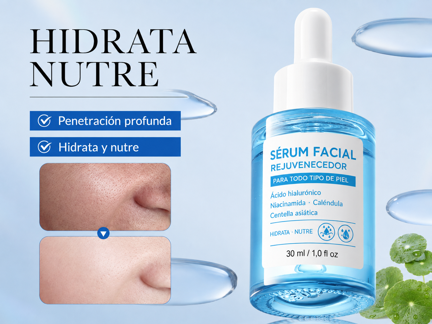 Sérum Facial Rejuvenecedor | Para Todo Tipo de Piel