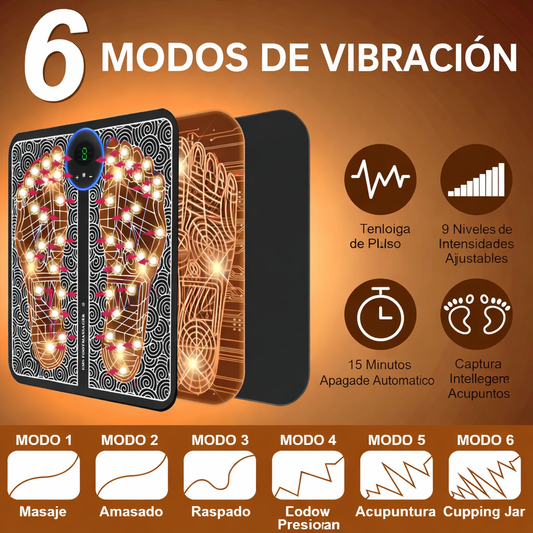 Masajeador EMS para Pies – Aliviar el dolor muscular y mejorar la circulación