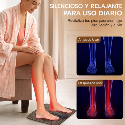 Masajeador EMS para Pies – Aliviar el dolor muscular y mejorar la circulación