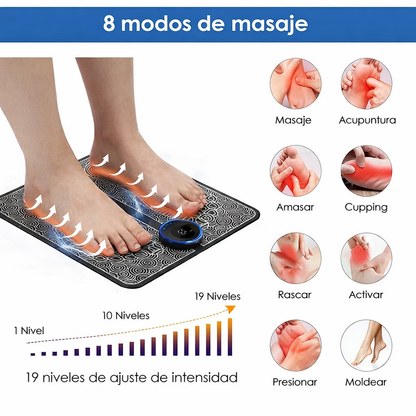 Masajeador de Pies Inteligente - Alivio instantáneo en los pies y relajación profunda en casa.