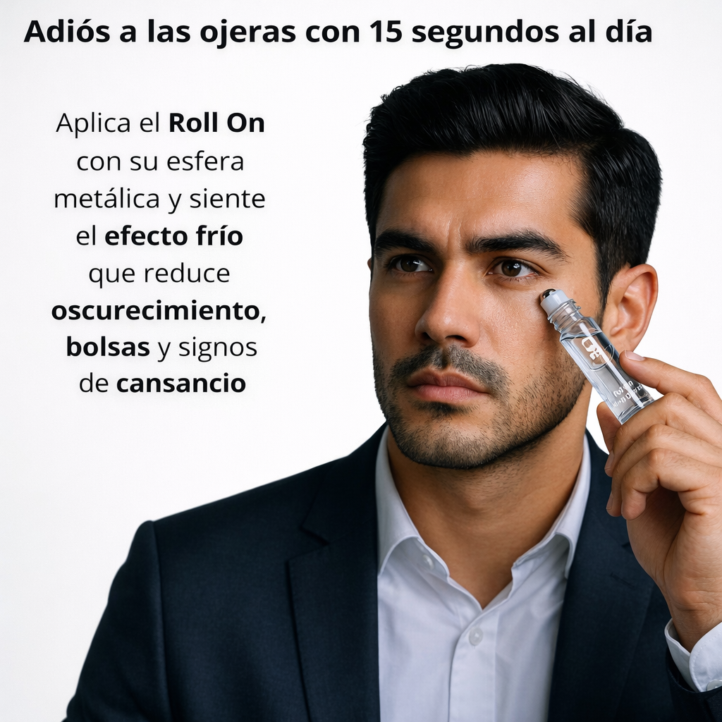 Anti-Dark Circle Roll-On - Tratamiento Anti Bolsas que Reduce Ojeras y Hinchazón