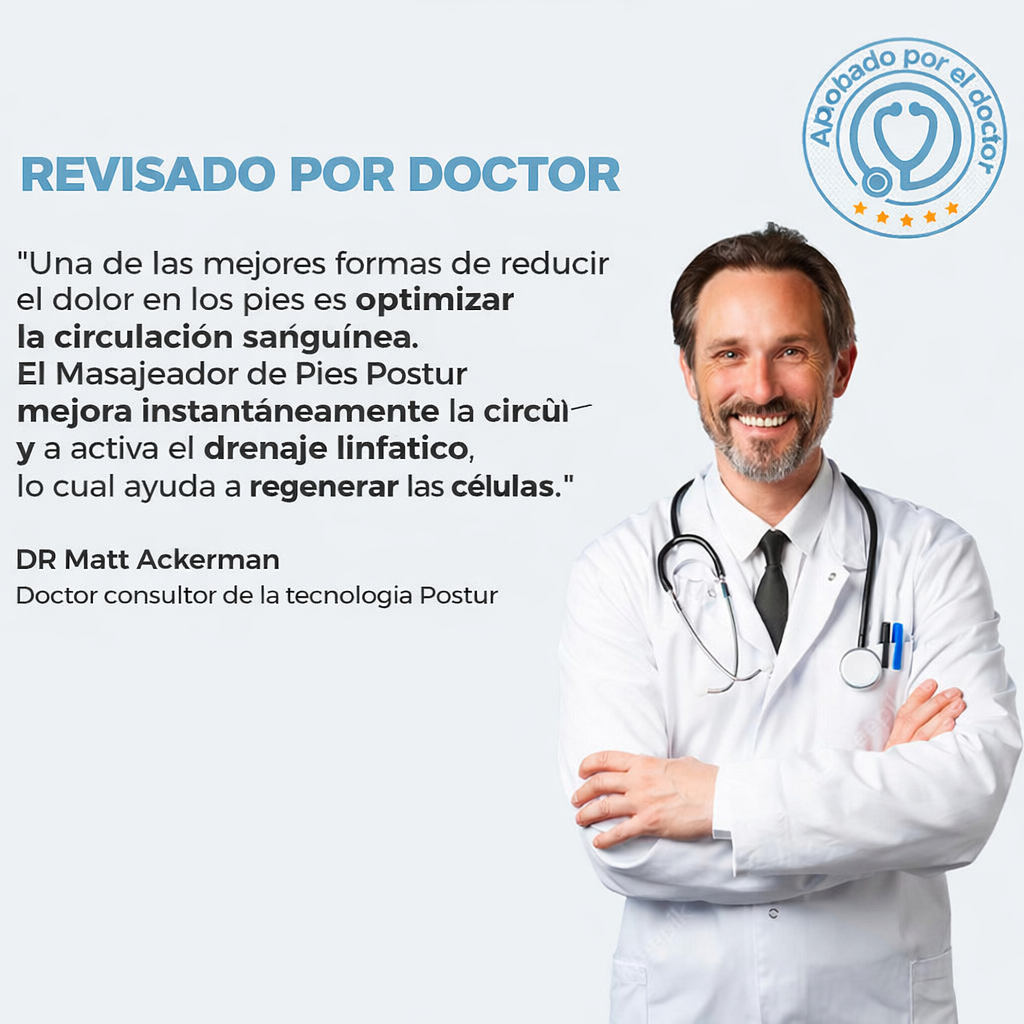 Masajeador de Pies Inteligente - Alivio instantáneo en los pies y relajación profunda en casa.