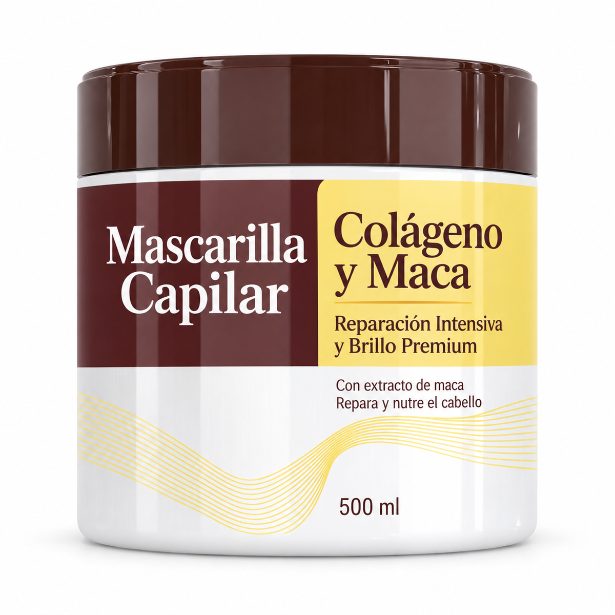 Mascarilla Capilar de Colágeno y Maca – Reparación Intensiva y Brillo Premium