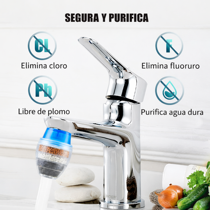 Purificador de agua para canilla — agua más limpia, directo desde tu grifo