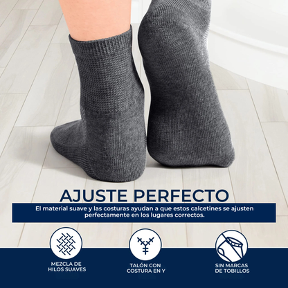 Calcetines médicos sin costuras: comodidad y cuidado para pies sensibles