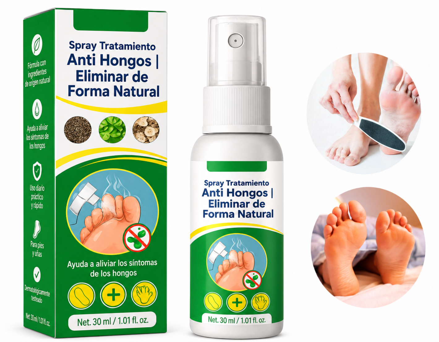 Spray Tratamiento Anti Hongos | Eliminar de Forma Natural