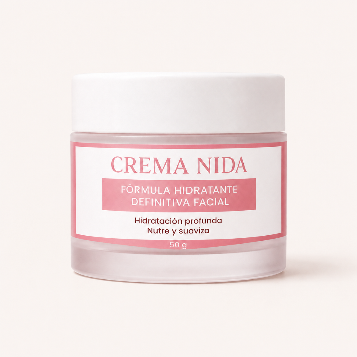 Crema NIDA Facial Antiedad con Ácido Hialurónico | Piel Hidratada y Radiante