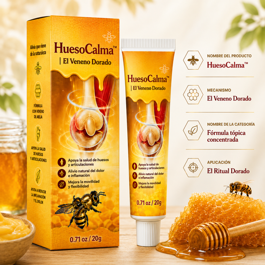 HuesoCalma™ | El Veneno Dorado