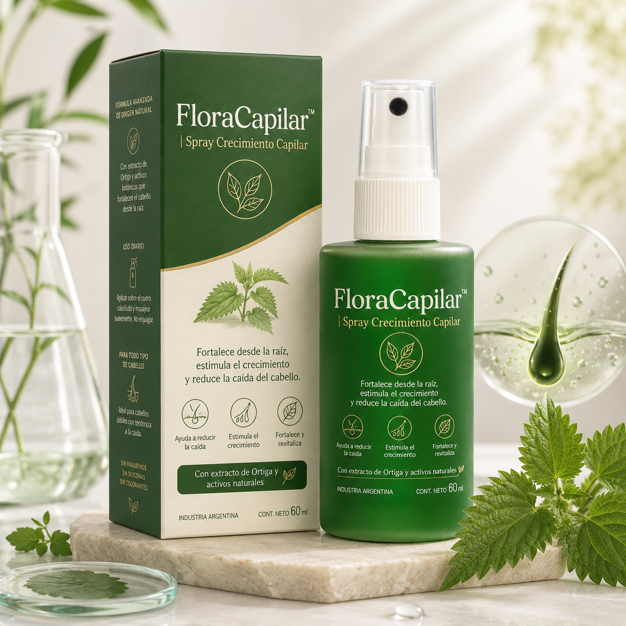 FloraCapilar™ | Spray Crecimiento Capilar