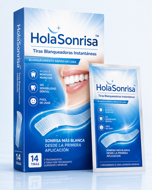 HolaSonrisa™ | Tiras Blanqueadoras Instantáneas