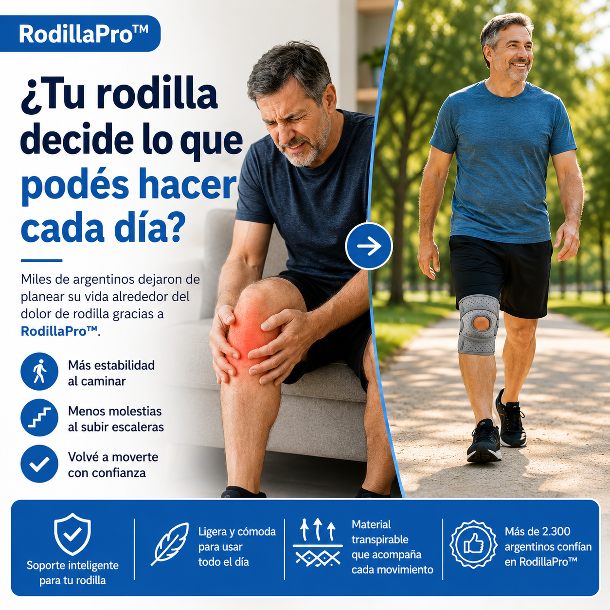 RodillaPro™ | Rodillera para la Rótula