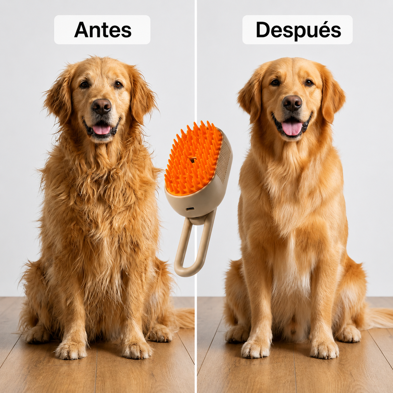 BrushPro™ | Cepillo Vaporizador 3 en 1 para Mascotas