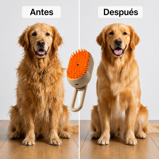 BrushPro™ | Cepillo Vaporizador 3 en 1 para Mascotas