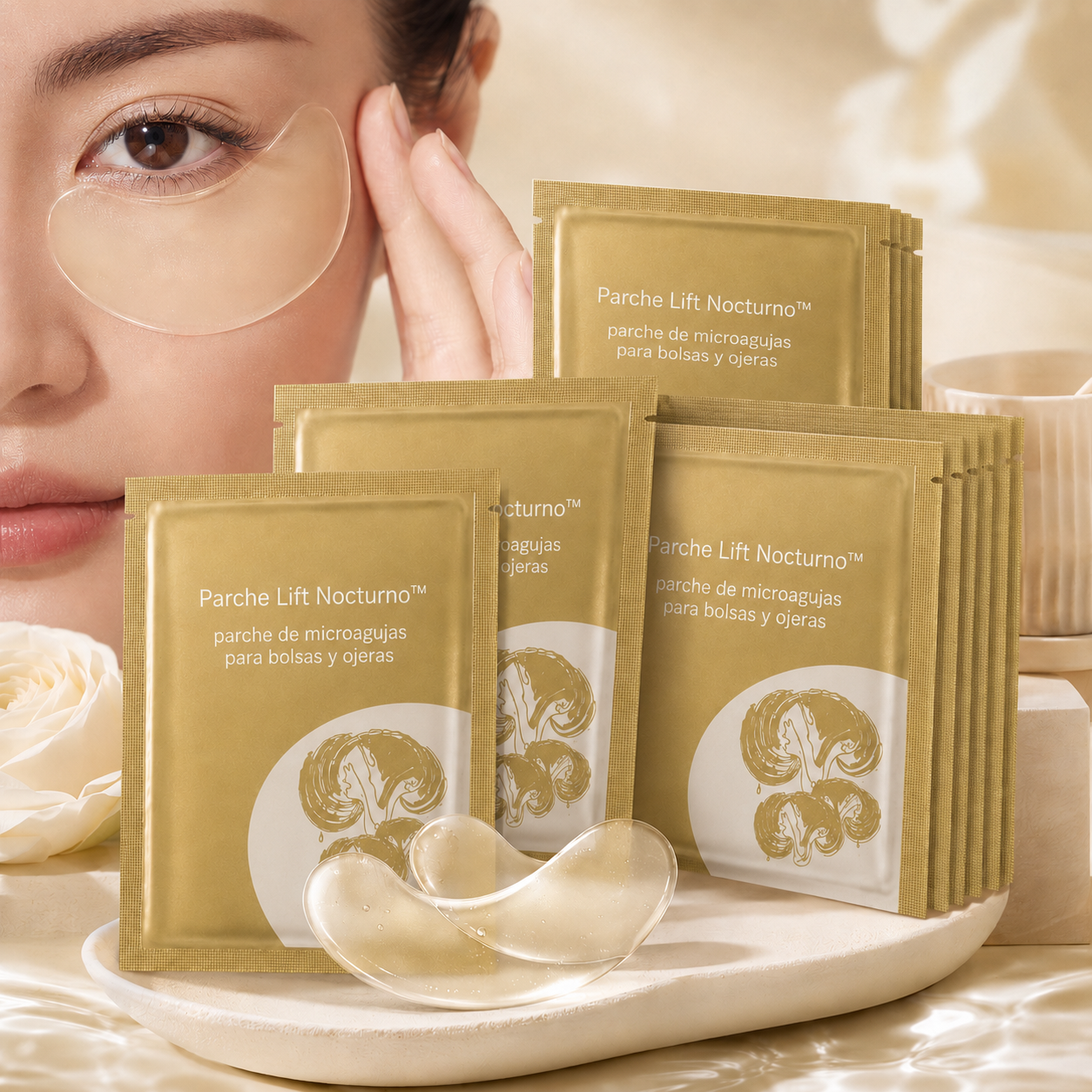 Parche Lift Nocturno™ | parches de microagujas para bolsas y ojeras