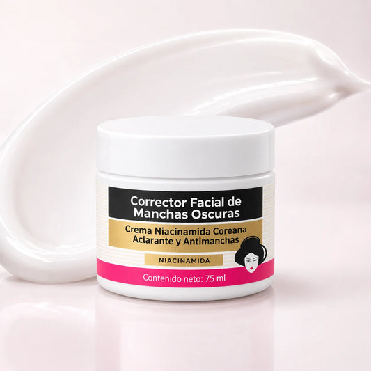 Corrector Facial de Manchas Oscuras | Crema Niacinamida Coreana Aclarante y Antimanchas