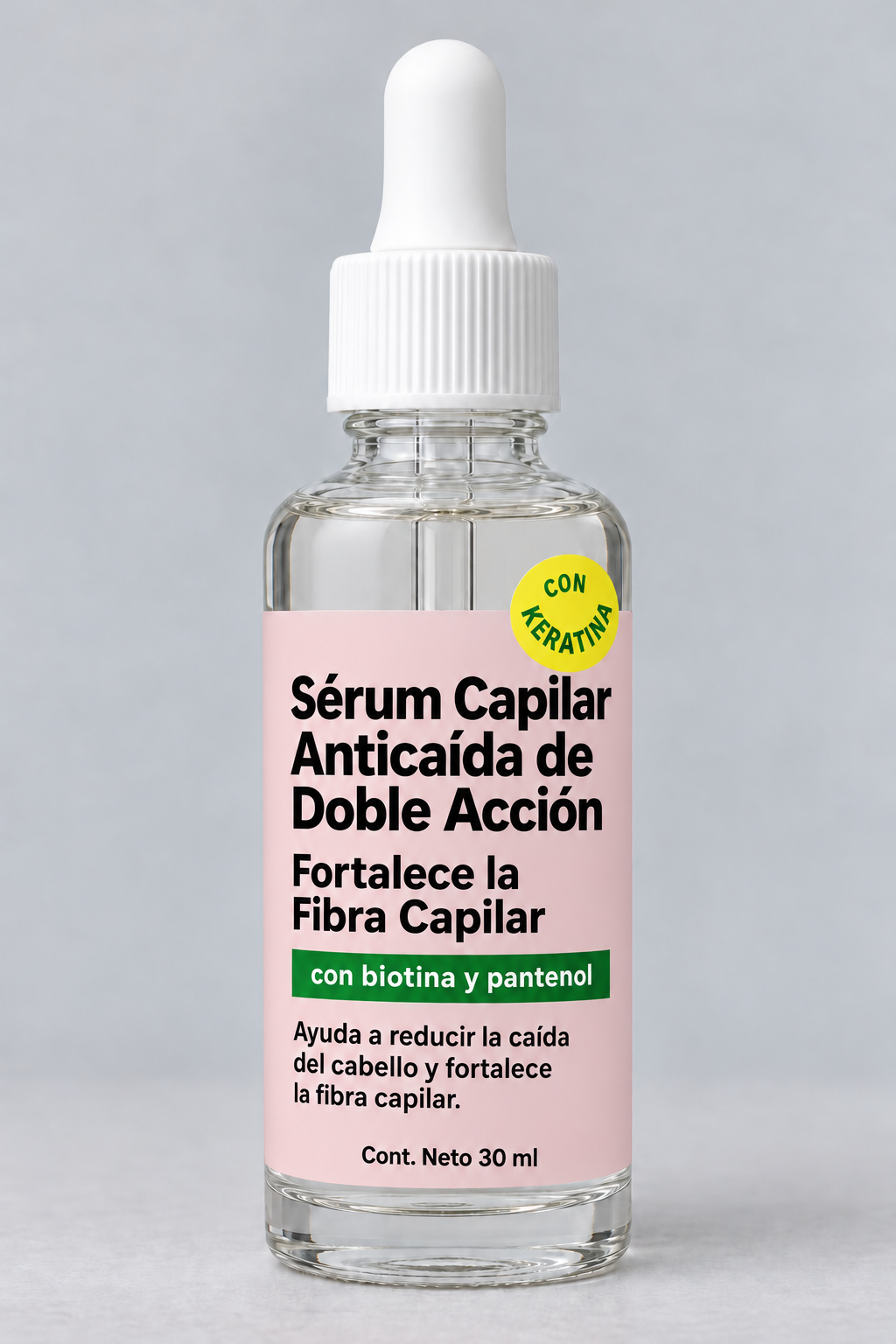 Sérum Capilar Anticaída de Doble Acción | Fortalece la Fibra Capilar