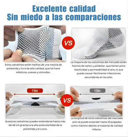 Calcetines para neuropatía: soporte de compresión para tobillo