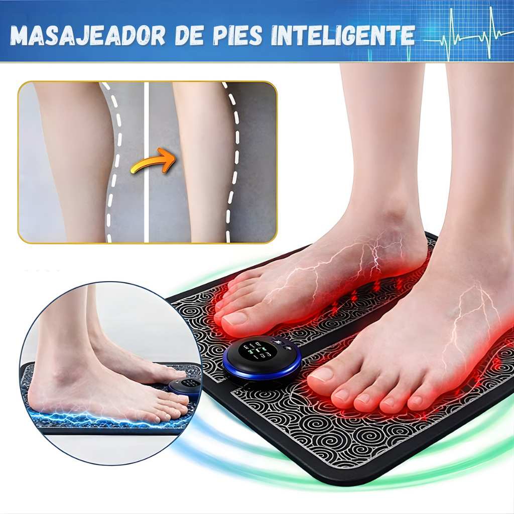 Masajeador de Pies Inteligente - Alivio instantáneo en los pies y relajación profunda en casa.