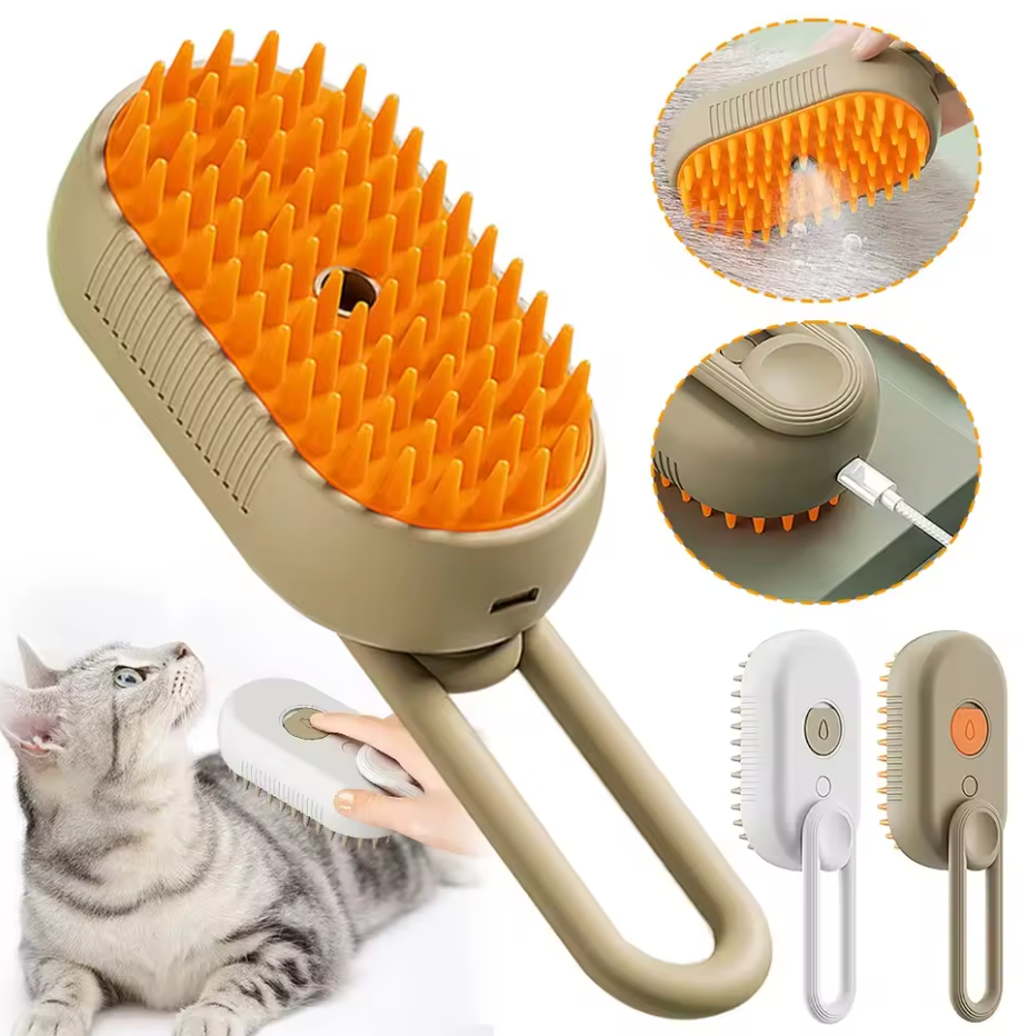 BrushPro™ | Cepillo Vaporizador 3 en 1 para Mascotas