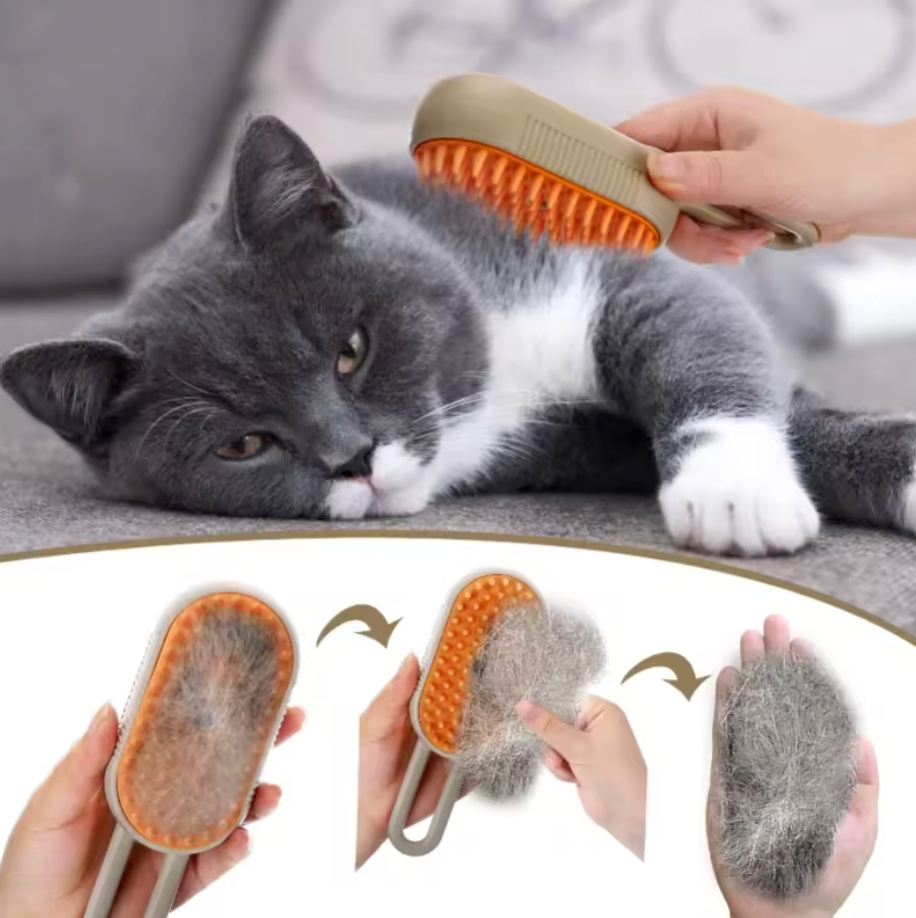 BrushPro™ | Cepillo Vaporizador 3 en 1 para Mascotas