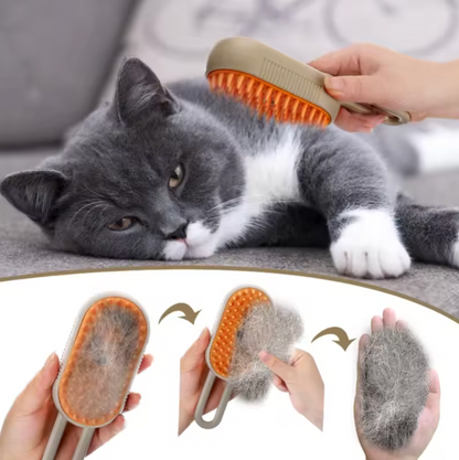 BrushPro™ | Cepillo Vaporizador 3 en 1 para Mascotas