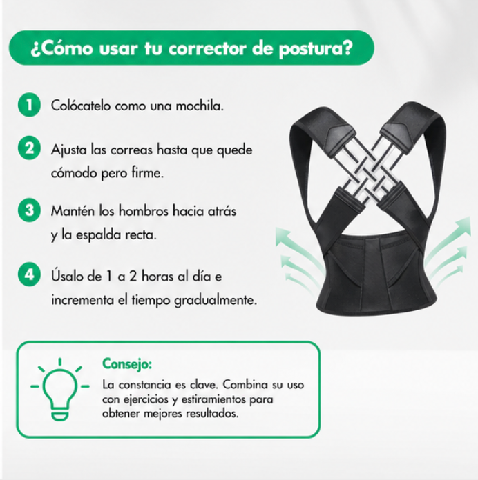PosturaPro™ | Dejá de Encorvarte Sin Esfuerzo
