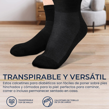 Calcetines médicos sin costuras: comodidad y cuidado para pies sensibles