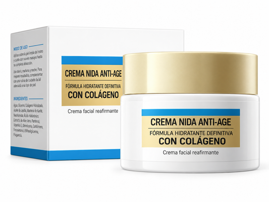 Crema NIDA Anti-Age | Fórmula Hidratante Definitiva con Colágeno