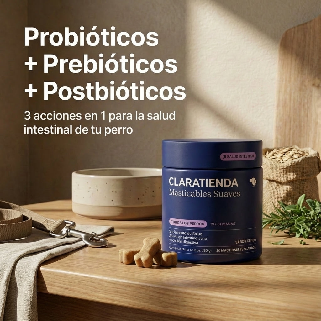 Gomitas Probióticas para Perros — Confort Digestivo Diario
